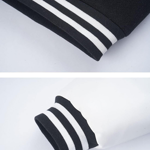 เสื้อแจ็คเก็ตเบสบอลวิทยาลัยสำหรับผู้ชาย สไตล์ Letterman ปักโลโก้ด้านหน้าตามสั่ง ผ้าควิลท์ 100% ผ้าฝ้าย เสื้อแจ็คเก็ตฤดูหนาว - Product Image 5