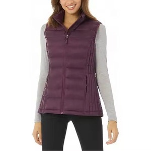 Chaleco Acolchado Térmico Ligero de Alta Calidad, Color Sólido, Impermeable, con Cierre, Ropa Deportiva Informal, Chaleco sin Mangas - Product Image 1
