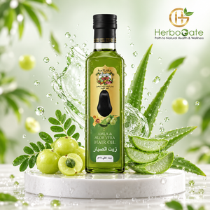 Tratamiento Capilar Diario para el Cuidado del Cuero Cabelludo, Producto OEM, Aceite Capilar de AMLA y Aloe Vera, Fórmula Nutritiva a Base de Hierbas, Ligero - Product Image 5