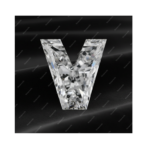 Diamantes Sintéticos Cultivados en Laboratorio de 9.0 mm, Color E, Forma de Letra V, Certificados por IGI, de Gujarat - Product Image 1