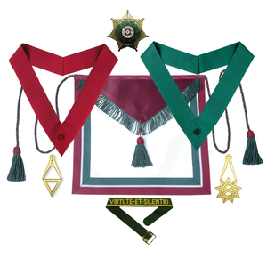 Ensembles de Regalia Maçonniques de l'Ordre Royal d'Écosse en Velours Ethnique avec Logo Personnalisé, Adaptés aux Quatre Saisons, Prise en Charge OEM, Vente en Gros - Product Image 1