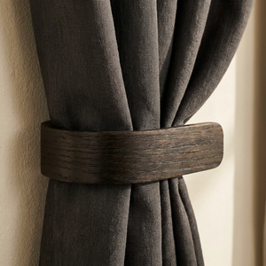 Luxury Wood Curtain <b>Tieback</b> Holdback Wall Mounted Wholesale Home & Hotel Curtain Accessories Ticback - Product Image 1