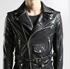 Chaqueta de Cuero para Mujer, Nueva Moda, Resistente al Viento, Chaqueta de Cuero para Hombre y Mujer, Estilos Personalizados, Chaqueta de Cuero Charlotte Burnt Multiple 2006 - Product Image 1