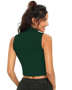 Débardeur de yoga de luxe pour femme, toucher doux, tissu anti-humidité, support de production ODM - Product Image 4