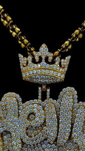 2025 personalizado 925 Plata moissanita diamante con corona diamante fianza Hip Hop Iced Out letra colgante joyería - Product Image 4