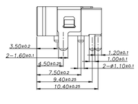 Connecteur d'alimentation CC DIP 3 broches 5 mm DC00310 personnalisé en usine, prise d'alimentation CC