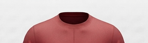 Men's <b>Red</b> Short Sleeve Crew Neck T-Shirt Solid Color Regular Fit Moisture Wicking Breathable 100% Polyester All Seasons - Product Image 6