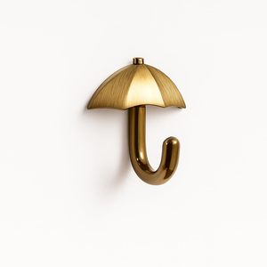 Golden Umbrella Look <b>Hook</b> Strong Heavy Duty Stainless Steel Waterproof Towel <b>Hooks</b> <b>Stick</b> <b>for</b> Bathroom Bathroom Towel Hang - Product Image 1