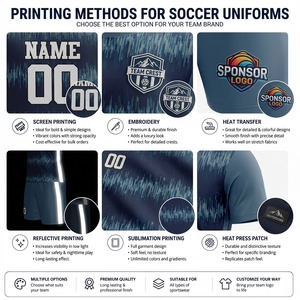 Camisetas de Fútbol Personalizadas para Hombre, Edición Jugador de Equipo, 100% Poliéster, Manga Corta, Tela Transpirable de Secado Rápido - Product Image 4
