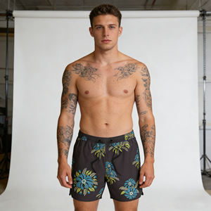 Shorts cargo confortables et extensibles pour hommes, avec poche zippée, séchage rapide, respirants, pour l'entraînement, boardshorts - Product Image 1