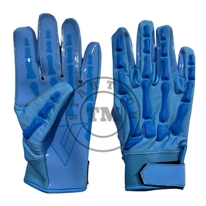 American Football Gloves Custom Logo and Color High Grip Sticky for Training & <b>Game</b> Performance Outdoor Sports - Product Image 2