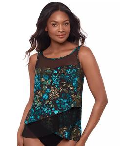 Top Tankini con ferretto da donna Flor De Mare Mirage | Tuta miracolosa - Product Image 1
