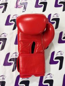 Gants de boxe MMA professionnels en cuir véritable avec fermeture auto-agrippante, style manchette intégrale, unisexe, équipement de combat - Product Image 3
