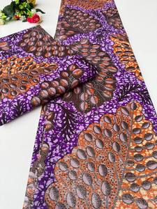 Tissu africain imprimé à la cire et tissu en coton Ankara de qualité supérieure avec motifs vibrants pour vêtements traditionnels et designs uniques de Maputo - Product Image 2