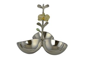 Bol de service artisanal en aluminium pour la salle à manger et la décoration de la cuisine, élégant bol en métal pour salades, collations, fruits - Product Image 3