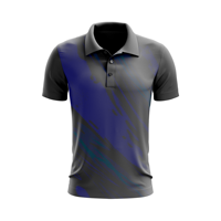 Logo personnalisé en tricot 100 % polyester de haute qualité pour chemise, uniforme d'entreprise décontracté pour homme, vente en gros OEM