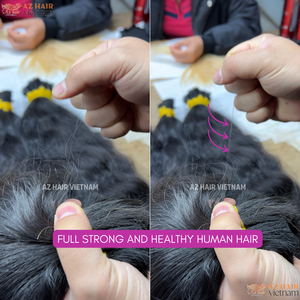 100% Remy Vietnamese Double Drawn Human <b>Hair</b> Extensions Single Donor Bulk Full Cuticle Alignment 100g Bundle for <b>Hair</b> Weaving - Product Image 3