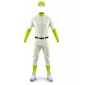 Top Selling Striped <b>Baseball</b> Jersey Men Customized Uniform Sportswear Athletic Eco-Friendly Matching Solid Color Uniform - Product Image 5