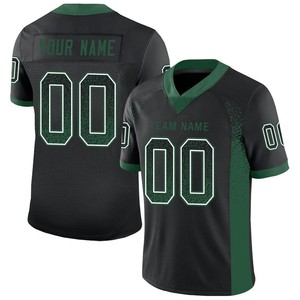Maillots de football personnalisés, tissu 100% polyester, séchage rapide, respirant, logo, nom et numéro de l'équipe, prix d'usine en gros - Product Image 1