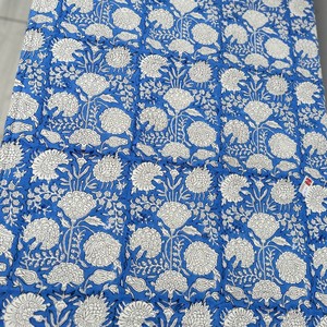Hand Block Cotton Eco-Friendly Luxury Natural Style Floral Print Tablecloth Home Decoration Wedding Garden Party <b>Table</b> <b>Runner</b> - Product Image 5