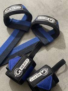 Ensemble de bandes de maintien pour poignets en néoprène et élastiques et de sangles de musculation avec design antidérapant et léger pour l'entraînement unisexe - Product Image 2