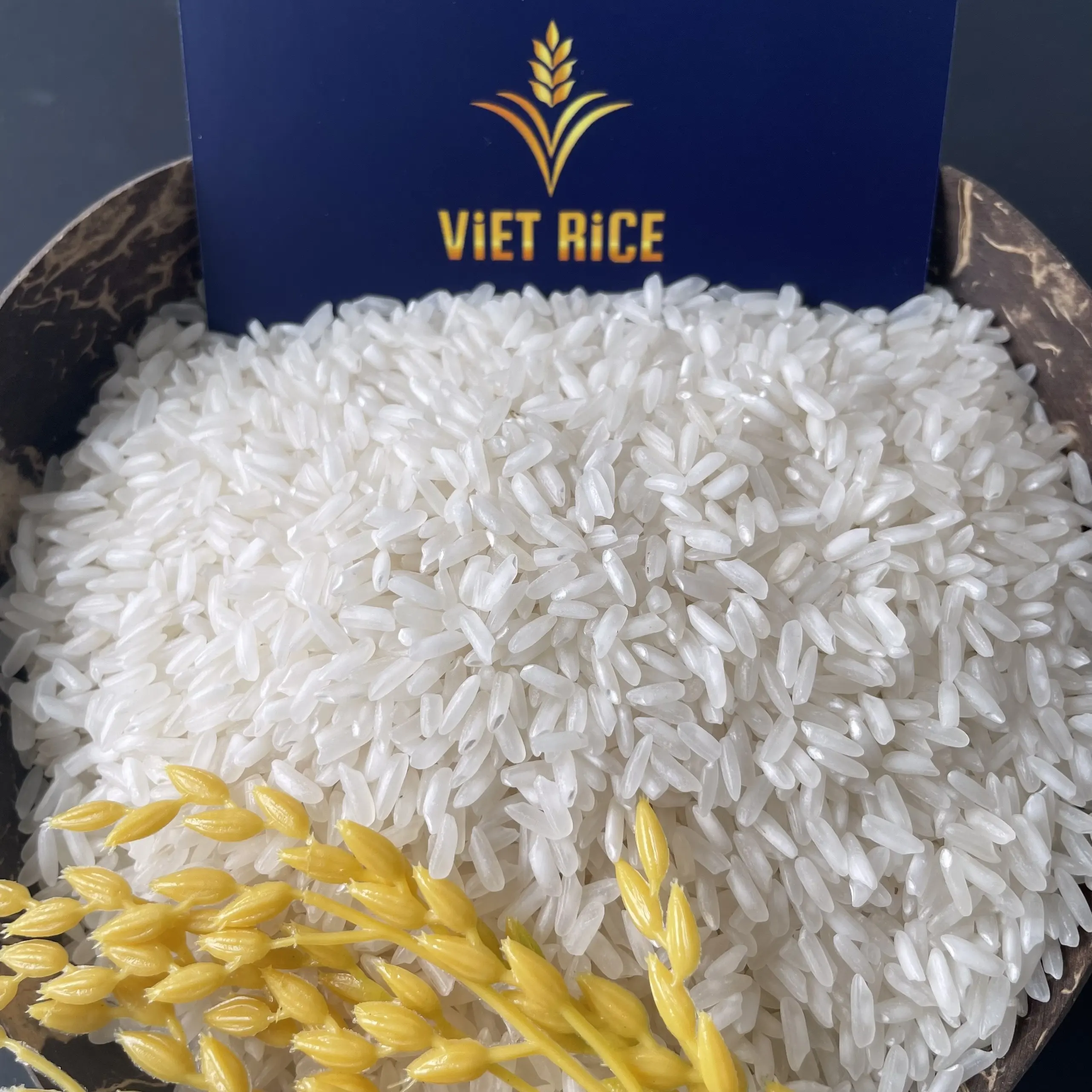 Uzun taneli beyaz pirinç 5% çiçeklenme, süngerimsi ve vietnam'dan kokulu değil, OEM ambalaj Whatsapp + 84837944290