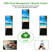 Quiosco Comercial de Doble Pantalla Táctil con CPU Android para Publicidad en Centros Comerciales y Escenarios de Autoservicio CE ROHS