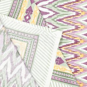 Floral Hand Block Printed Cotton Rectangular <b>Tablecloth</b> Textile Washable Eco-Friendly Simple Classic for Home & Hotel Use - Product Image 4