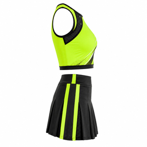 Uniforme de cheerleading pour femmes en polyester respirant, personnalisable avec logo scolaire, par sublimation, pour équipes de danse, coupe confortable, vente en gros - Product Image 2