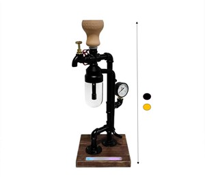 Chicha compacte de luxe en acier inoxydable – Coffret cadeau moderne - Product Image 3