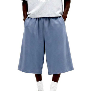 Pantalones cortos de forro polar azul claro de alta calidad para hombre, material suave y acogedor para dormir y para el confort interior en invierno, pantalones cortos de forro polar para hombre - Product Image 1