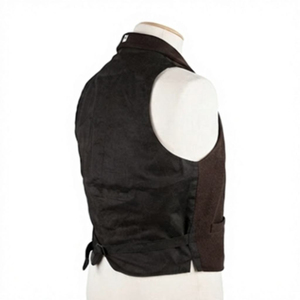 Custom Men's Fleece Waistcoat Warm Formal Sleeveless <b>Vest</b> Winter Layering Jacket OEM ODM Wholesale Supplier Reversible - Product Image 3