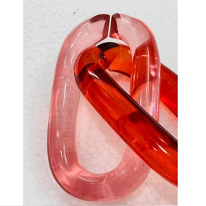 Arte en resina decorativo. El nuevo diseño colorido de eslabones de cadena de resina, disponible en tamaño grande y pequeño, y con posibilidad de personalizar el logotipo. - Product Image 2