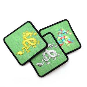 Patch brodé thermocollant professionnel écologique en PVC, couleur personnalisée, tissu chenille pour vêtements, chapeaux, vestes, articles de mode - Product Image 6