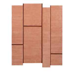 Alfombra de Lana de Lujo Personalizada, Hecha a Mano, de Pelo Alto, Diseño Moderno para Sala de Estar - Product Image 1