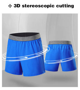 <b>Men's</b> Casual Mid Gym Shorts Quick Dry Breathable Knitted <b>Yoga</b> <b>Pants</b> Beach Fitness Outdoor Sports Board Shorts Eco-Friendly - Product Image 2