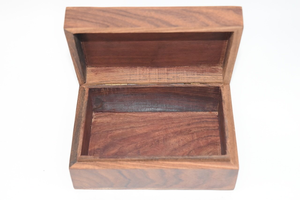 FAIZA CRAFT Boîte de rangement à bijoux carrée en bois naturel de haute qualité, design moderne artistique, motif horizontal, cage, panneaux muraux - Product Image 6