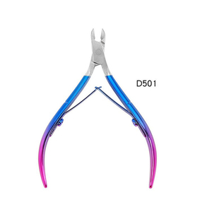 Cortauñas de Alta Calidad para Uñas de los Pies, Profesional, Fácil de Usar, para Uñas Gruesas, Color Arcoíris, con Doble Cuchilla - Product Image 1