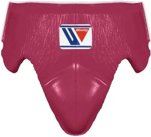 อุปกรณ์ป้องกันอวัยวะเพศชายสำหรับชกมวย Winning Leather Boxing Groin Guard Pro สีส้มดำ สำหรับการฝึกซ้อมและการป้องกัน - Product Image 2
