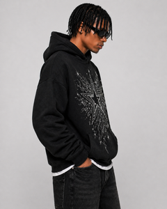 Sudadera con Pedrería, Diseño de Cristales de Lujo, Mezcla de Algodón Suave, Estilo Moderno para Venta al por Menor, Logotipos Personalizados Disponibles, Venta al por Mayor, OEM - Product Image 5