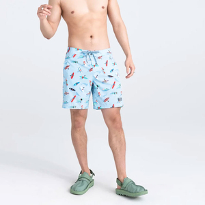 Shorts de bain pour hommes, grande taille, imprimés, légers, respirants, séchage rapide, confortables, écologiques, personnalisables - Product Image 4