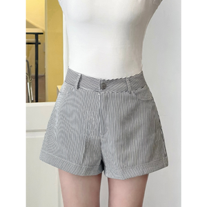 Pantalones Cortos de Mujer Ecológicos de Secado Rápido y Transpirables con Botones, Varios Colores, Verano, Marca Privada, Vietnam - Product Image 4