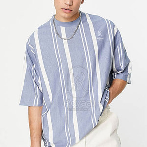 Camiseta Oversize Moderna y Cómoda, Precio de Fábrica, Mejor Material, 100% Algodón, Corte Holgado, Camiseta Oversize Estampada para Hombre - Product Image 2
