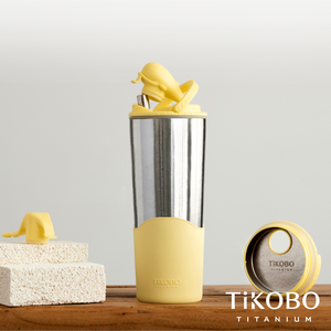 TiKOBO Titanium Whale Cup 800ml Double-walled Vacuum - Free Thick Straw & Straw Sleeve (Beverage Cup, Eco-friendly Cup) - Product Image 1