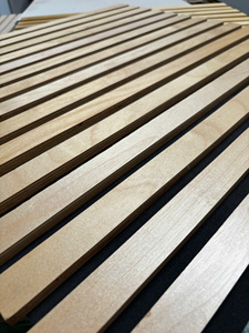 Modern Design MDF Waterproof Fireproof Soundproof Eco-Friendly <b>Wall</b> <b>Panel</b> Interior Decoration Wood Acoustic Veneer Bedroom - Product Image 3