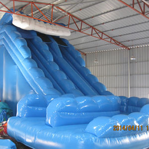 Tobogán Acuático Inflable de PVC para Exteriores, para Escuelas y Diversión Acuática - Product Image 1