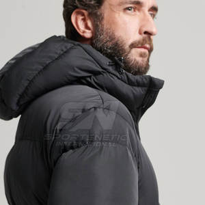 Abrigo Largo Acolchado de Diseño Elegante con Textura Suave y Forro Cálido para Comodidad Diaria al Aire Libre - Product Image 3