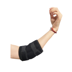 Attelle de compression professionnelle en néoprène respirant, épaisse et réglable pour le coude, idéale pour le sport, le soulagement des douleurs articulaires et la stabilité en salle de sport. - Product Image 1