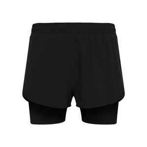 Pantalones Cortos Deportivos para Hombre, Diseño 2 en 1 con Forro, Cintura Elástica, Tejido Deportivo de Secado Rápido y Transpirable - Product Image 2