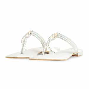 Silver Fancy Chappal FN0785 Vestidos de cóctel elegantes - Product Image 3